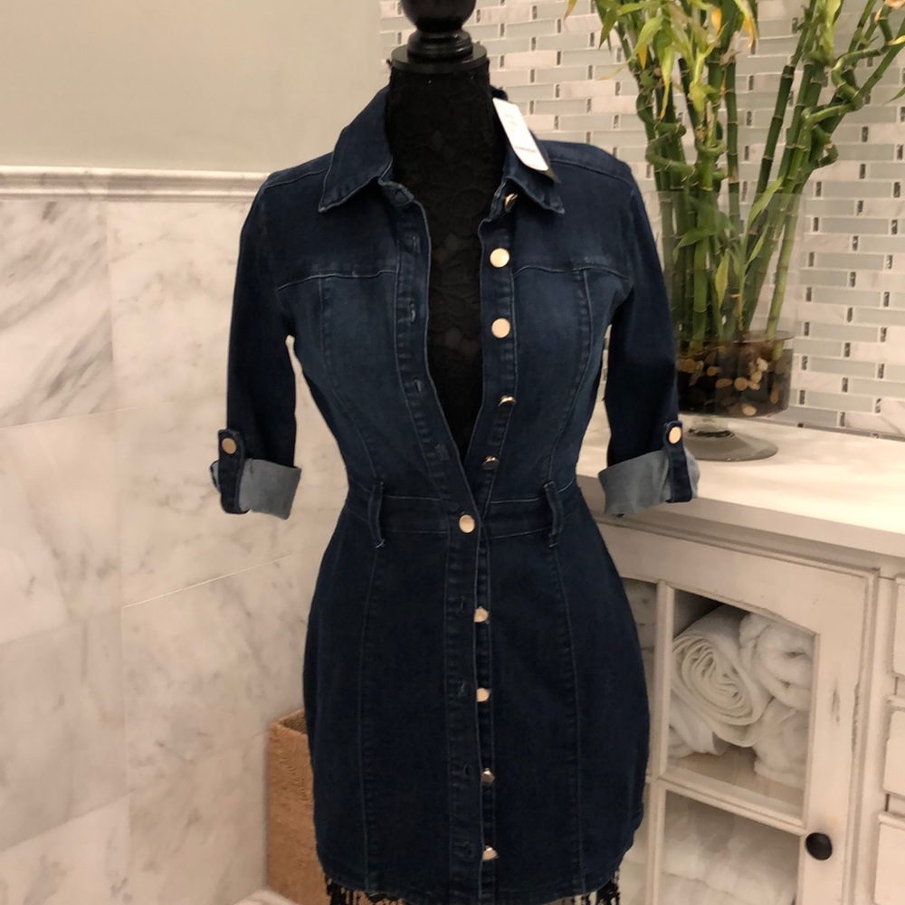 Denim dress
